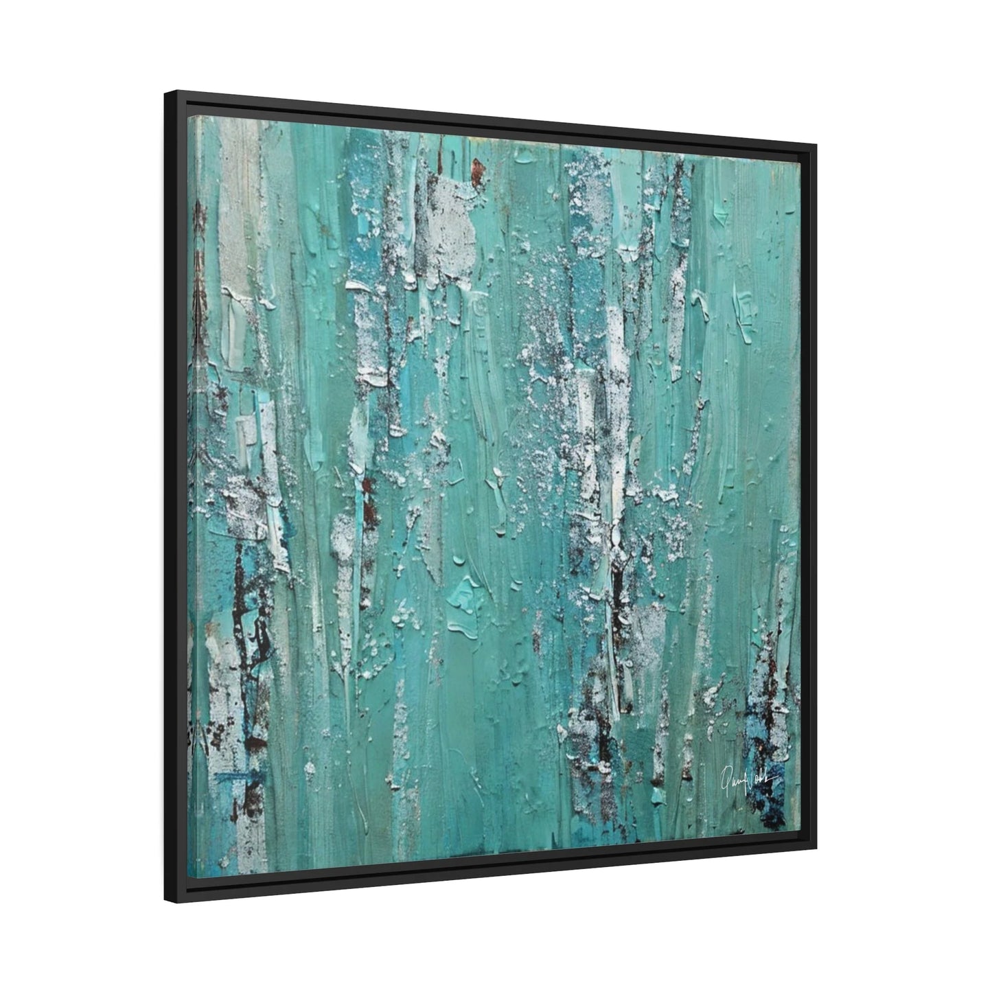 Canvas Wall Art Matte with Frame & Eco- Friendly H20 - by Queennoble