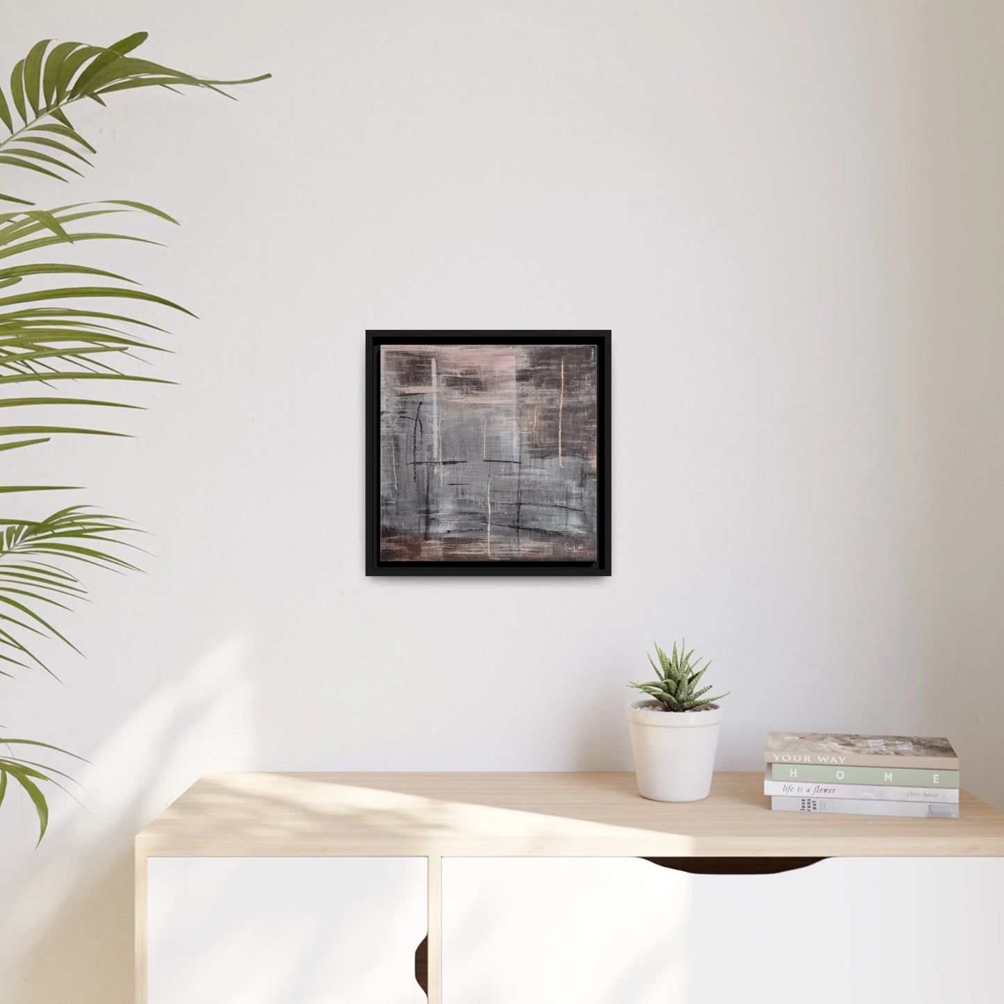 Canvas Wall Art Matte with Frame & Eco- Friendly FADE - by Queennoble