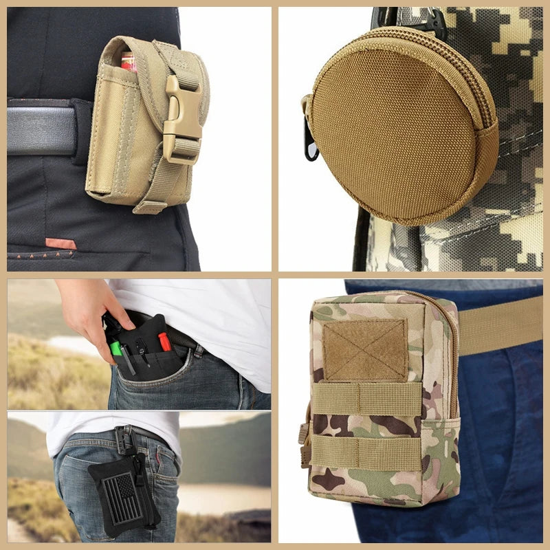 Ophidian Bags Molle Pouches Gear Waist Bag Men Phone Pouch Camping Hunting Accessories Belt Fanny Pack EDC Pack