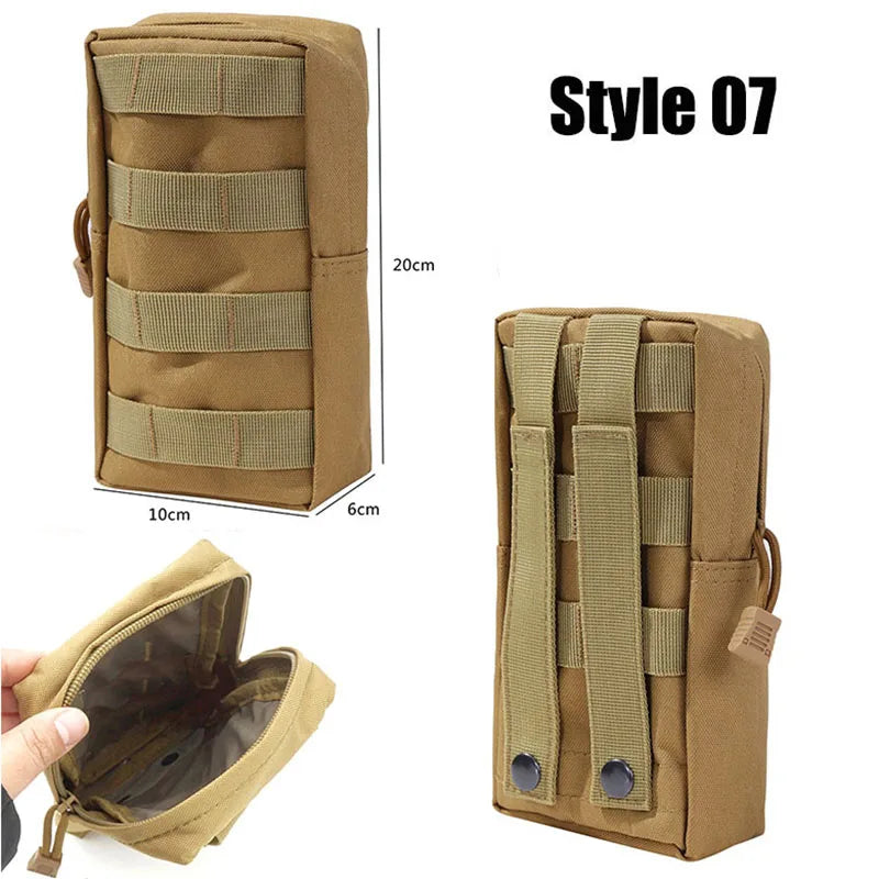 Ophidian  Bags Molle Pouches Gear Waist Bag Men Phone Pouch Camping Hunting Accessories Belt Fanny Pack EDC Pack