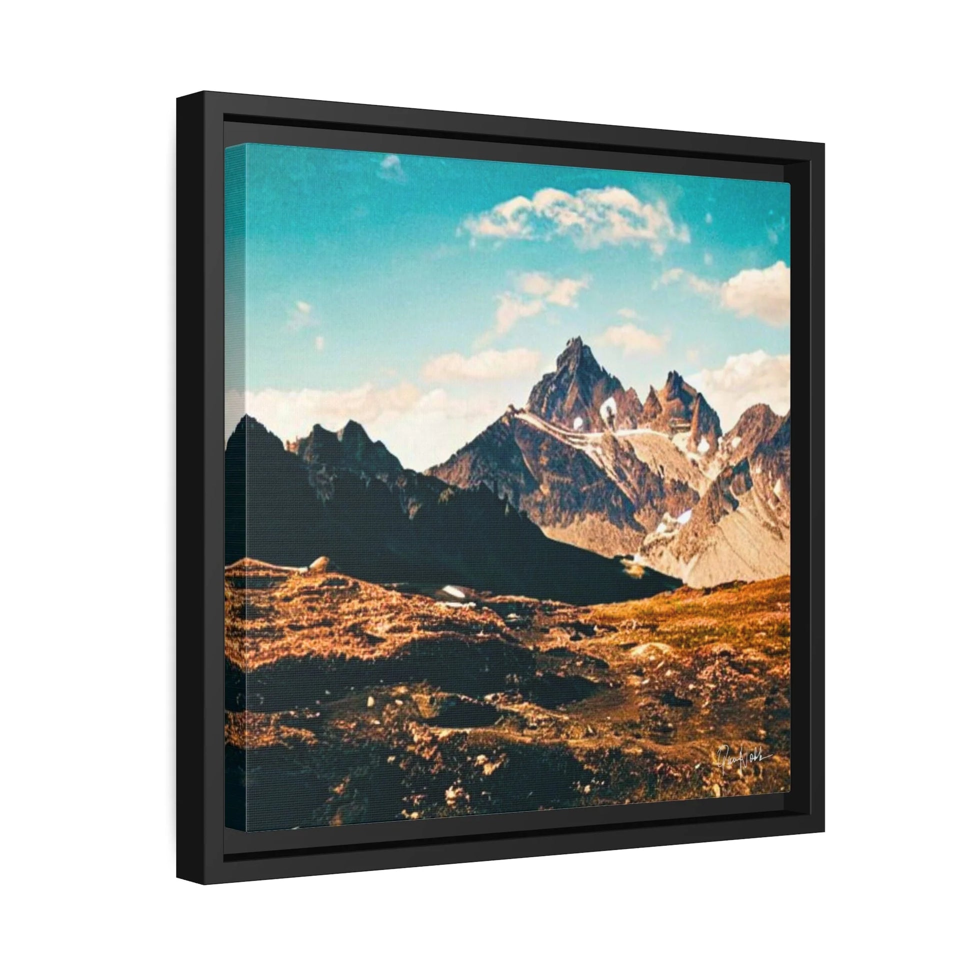 Mountain Fine Art Photography Canvas Prints with Frames by Queennoble