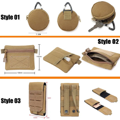 Ophidian  Bags Molle Pouches Gear Waist Bag Men Phone Pouch Camping Hunting Accessories Belt Fanny Pack EDC Pack