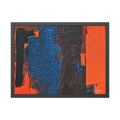 Framed Abstract Poster STRENGHT Open Edition Eco-Friendly by Queennoble