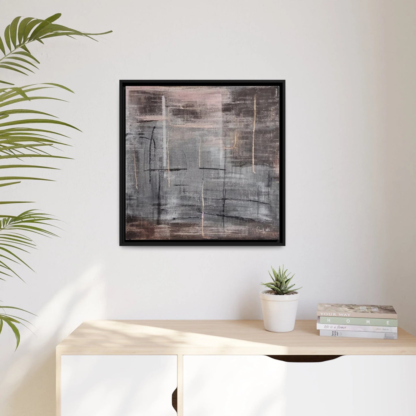 Canvas Wall Art Matte with Frame & Eco- Friendly FADE - by Queennoble