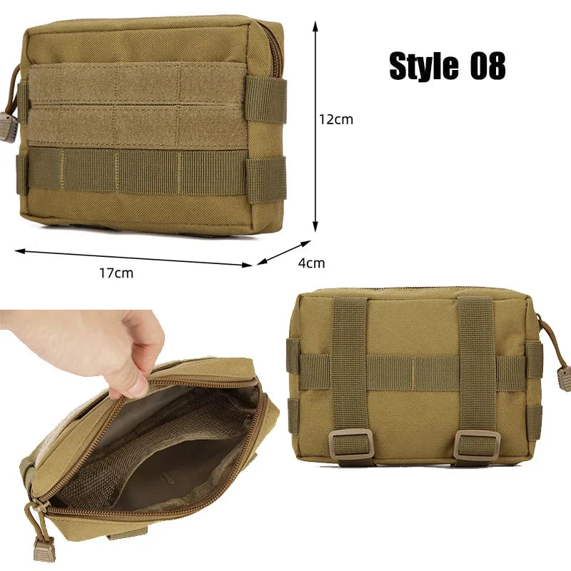 Ophidian  Bags Molle Pouches Gear Waist Bag Men Phone Pouch Camping Hunting Accessories Belt Fanny Pack EDC Pack