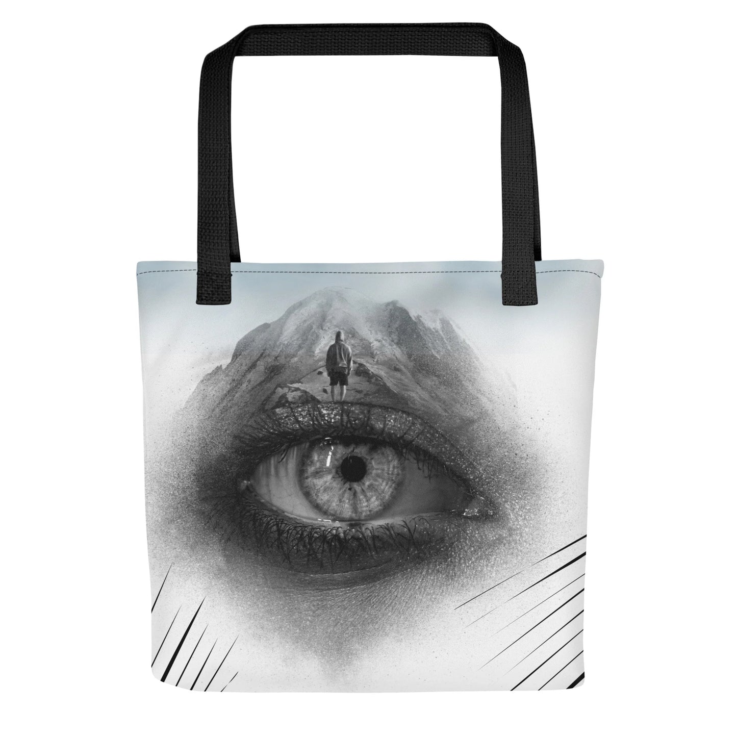 Tote Bag Eye of the Mountain Tote Bag by Hadiarts