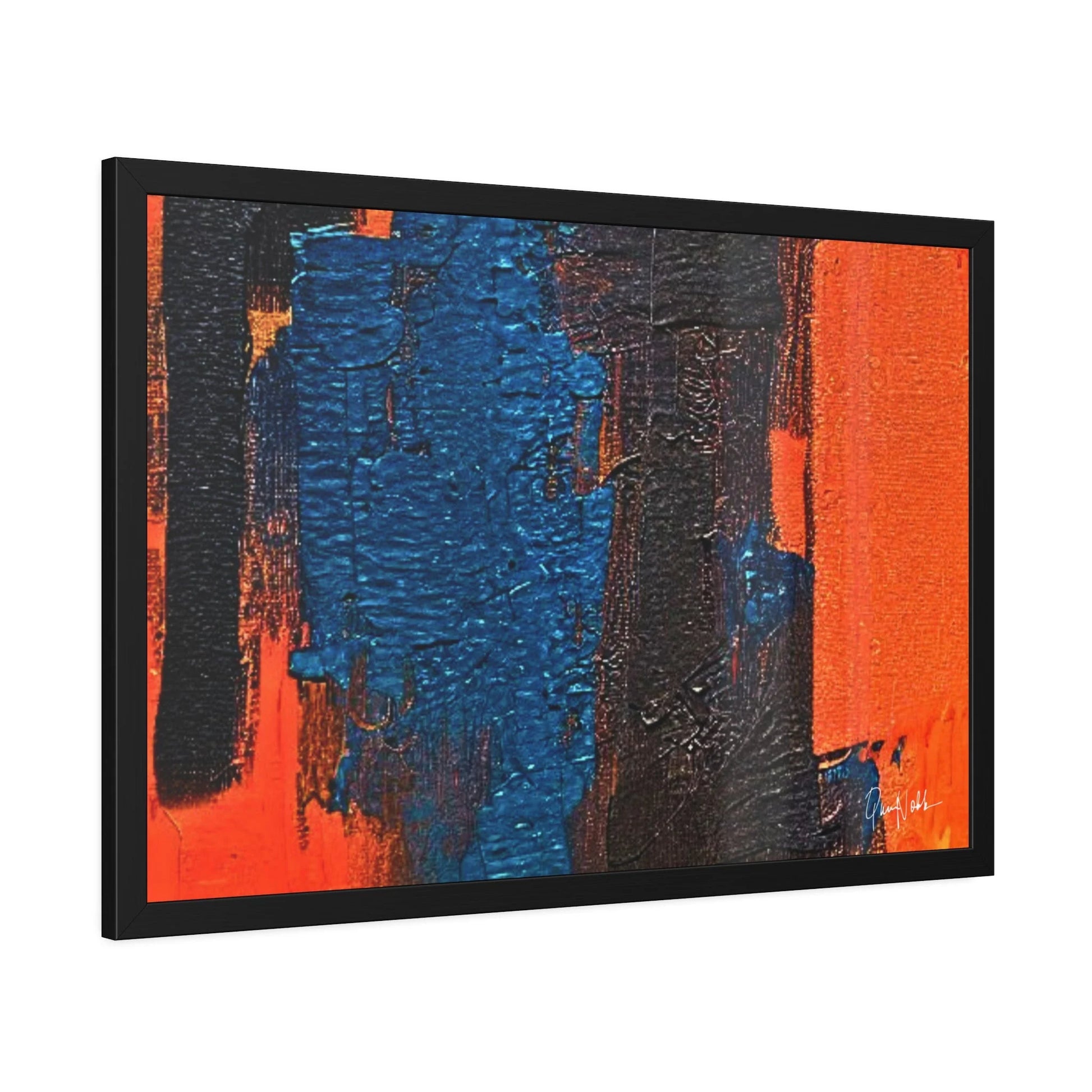 Framed Abstract Poster STRENGHT Open Edition Eco-Friendly by Queennoble