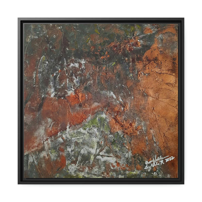 Canvas Wall Art Matte with Frame & Eco- Friendly RUST - by Queennoble