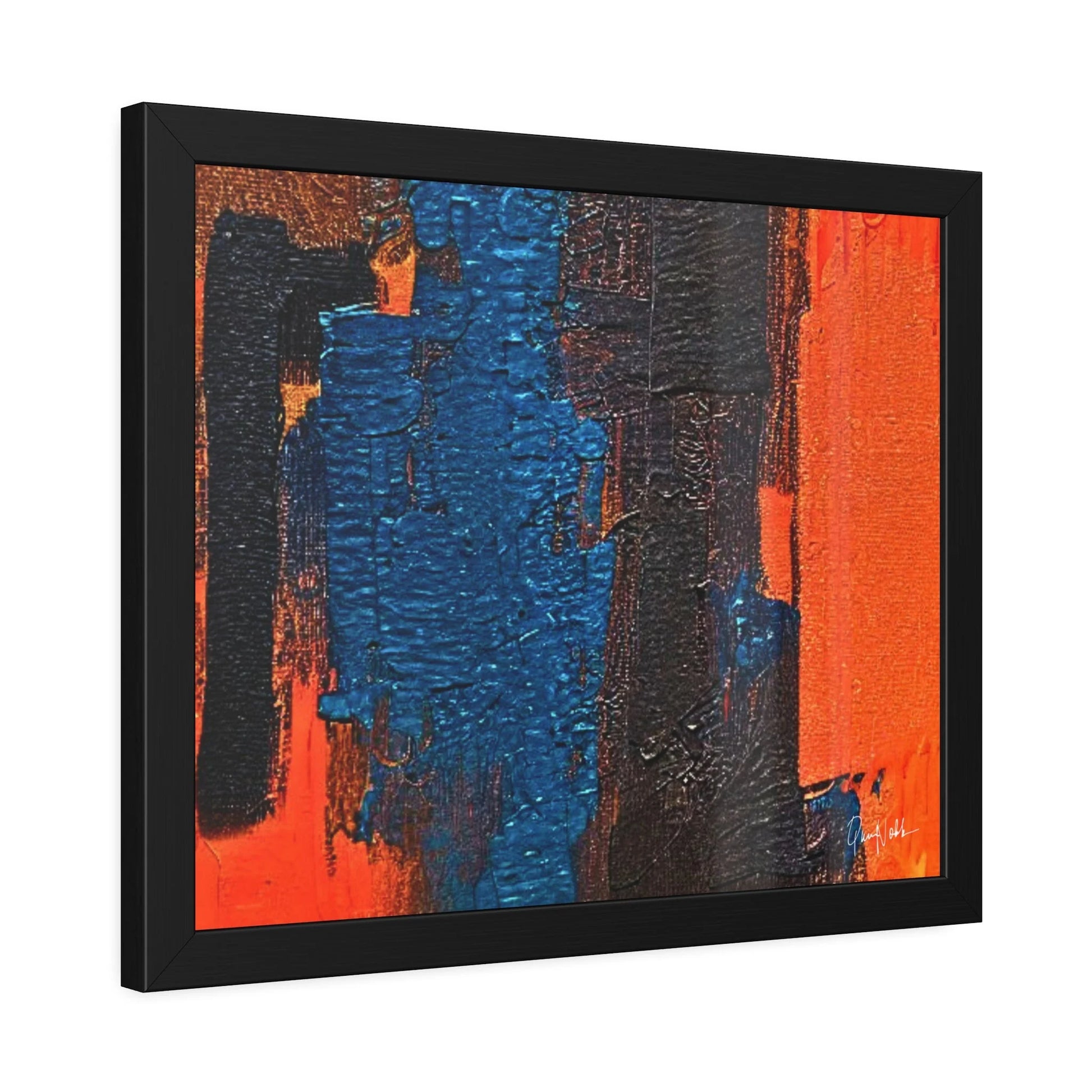 Framed Abstract Poster STRENGHT Open Edition Eco-Friendly by Queennoble