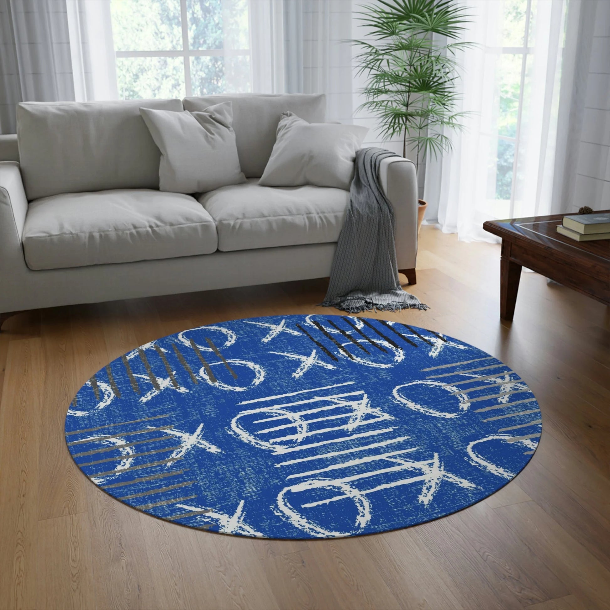 Meditation Multi-Purpose Designer round Rug SAILOR