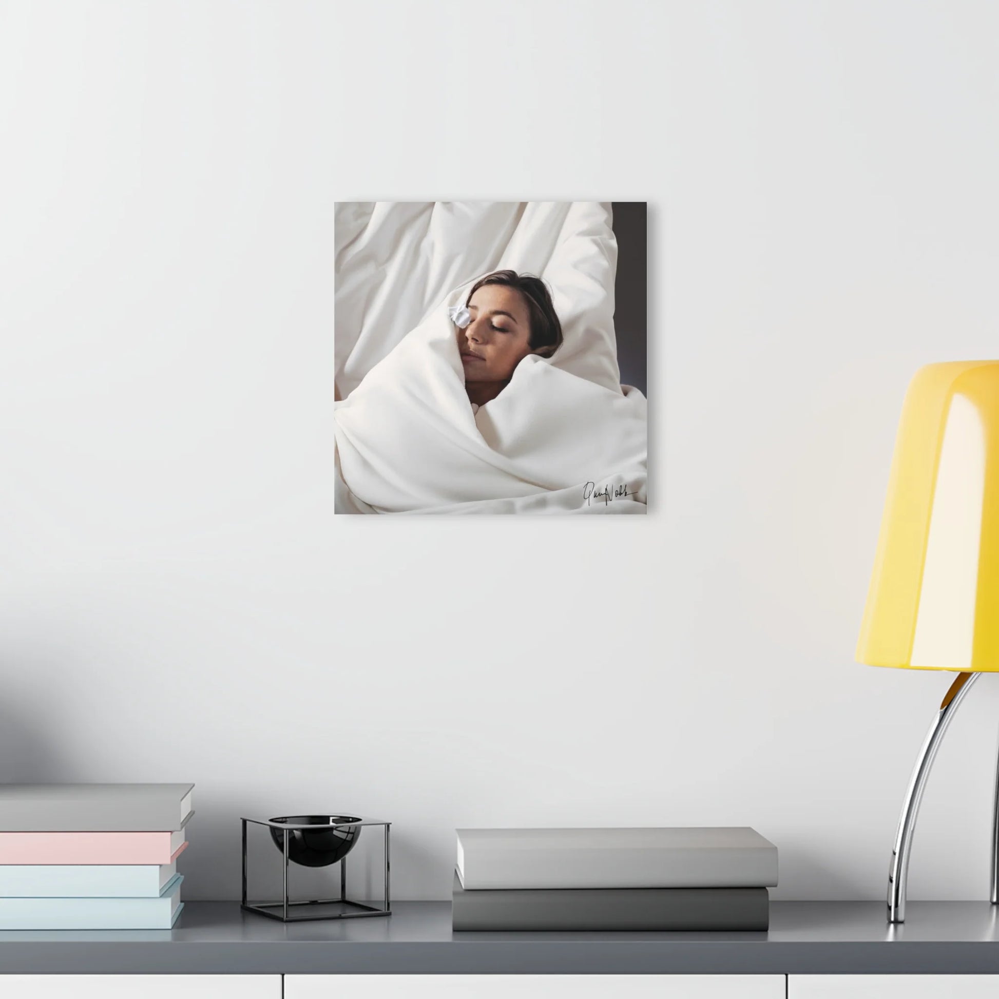 Woman Portrait Photography Acrylic Print MORNING by Queennoble