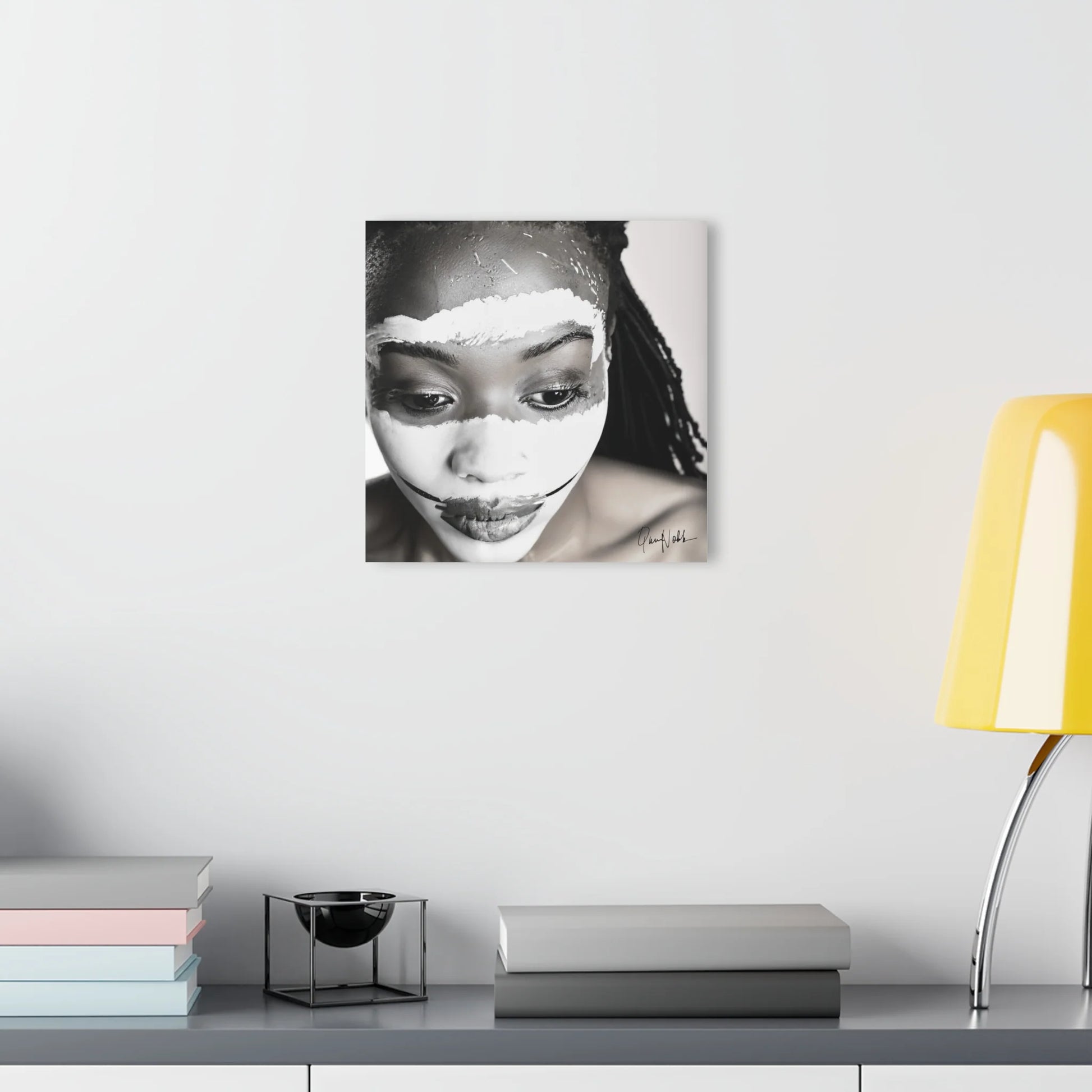 African Woman Portrait Photography Acrylic Print SHE by Queennoble