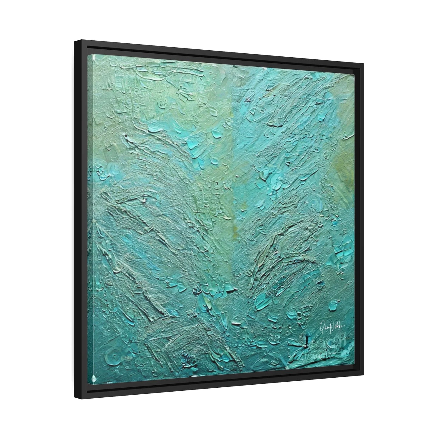 Canvas Wall Art Matte with Frame & Eco- Friendly SEA - by Queennoble