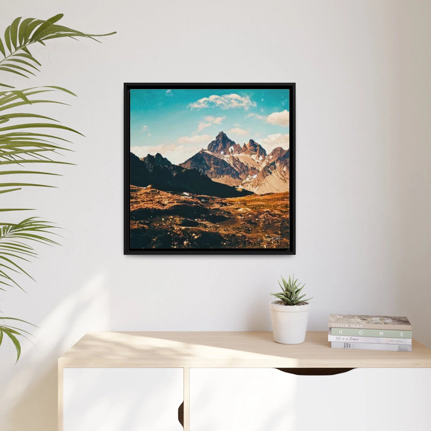 Mountain Fine Art Photography Canvas Prints with Frames by Queennoble