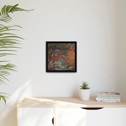 Canvas Wall Art Matte with Frame & Eco- Friendly RUST - by Queennoble