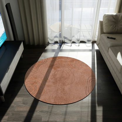 Meditation Multi-Purpose Designer round Rug BLANK