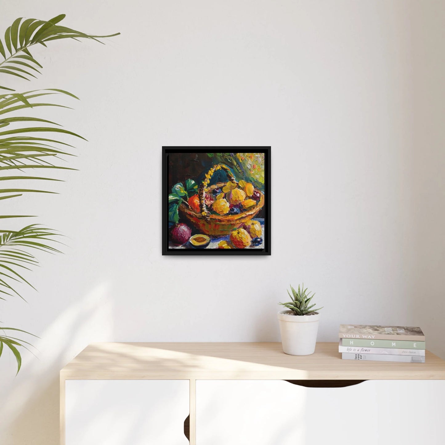 FRUITS Framed Canvas Wall Art - by Queennoble