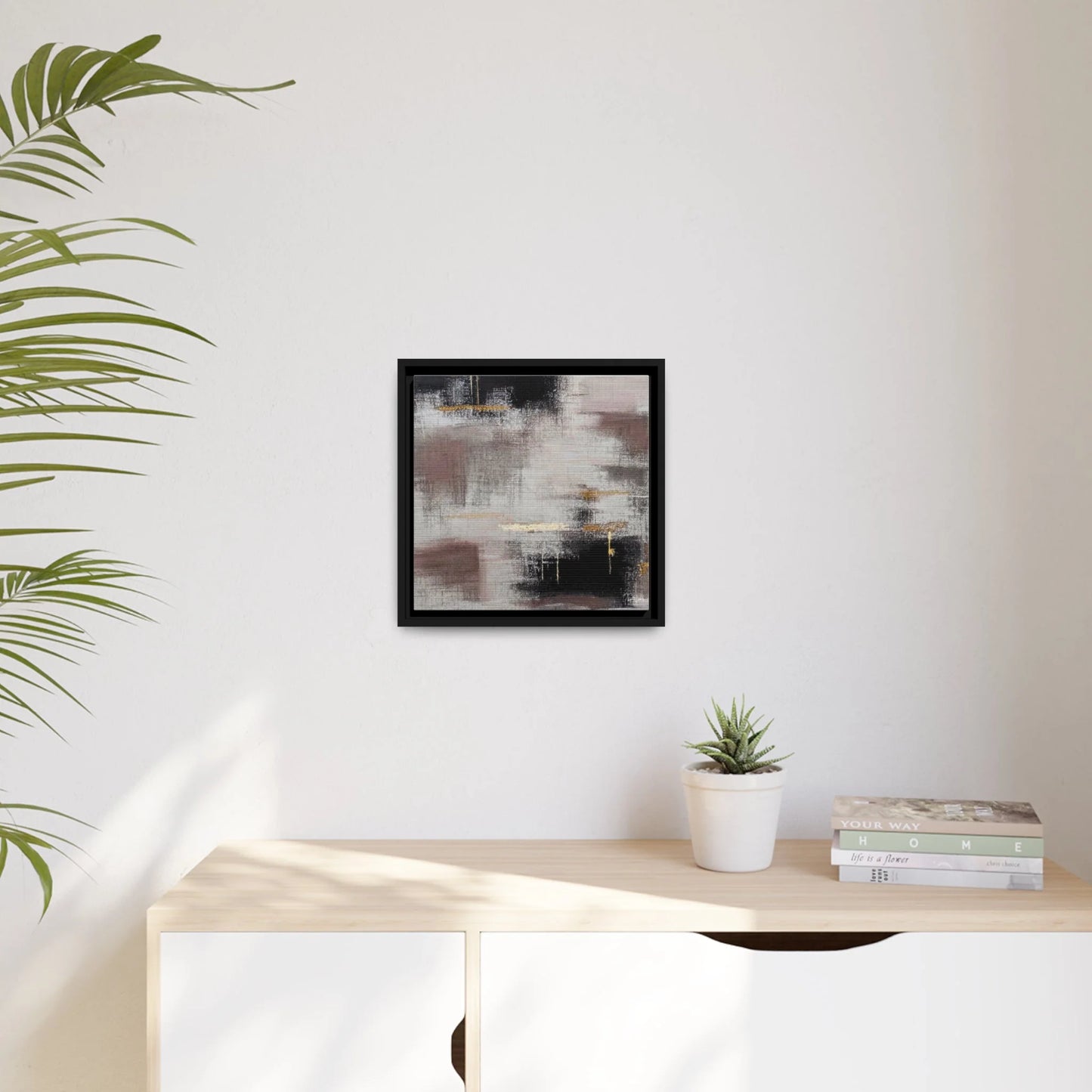 Canvas Wall Art Matte with Frame & Eco- Friendly SHADE by Queennoble