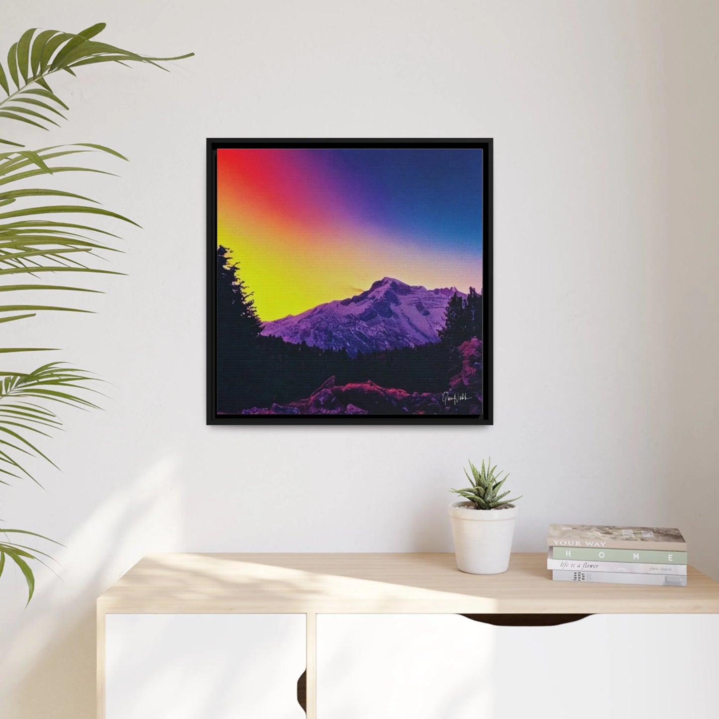 COLORFUL Fine Art Photography Canvas Prints with Frames by Queennoble