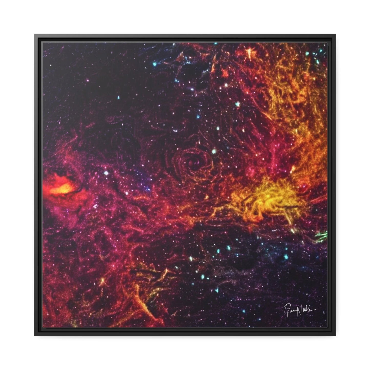 Nebula Fine Art Photography Canvas Prints with Frames by Queennoble