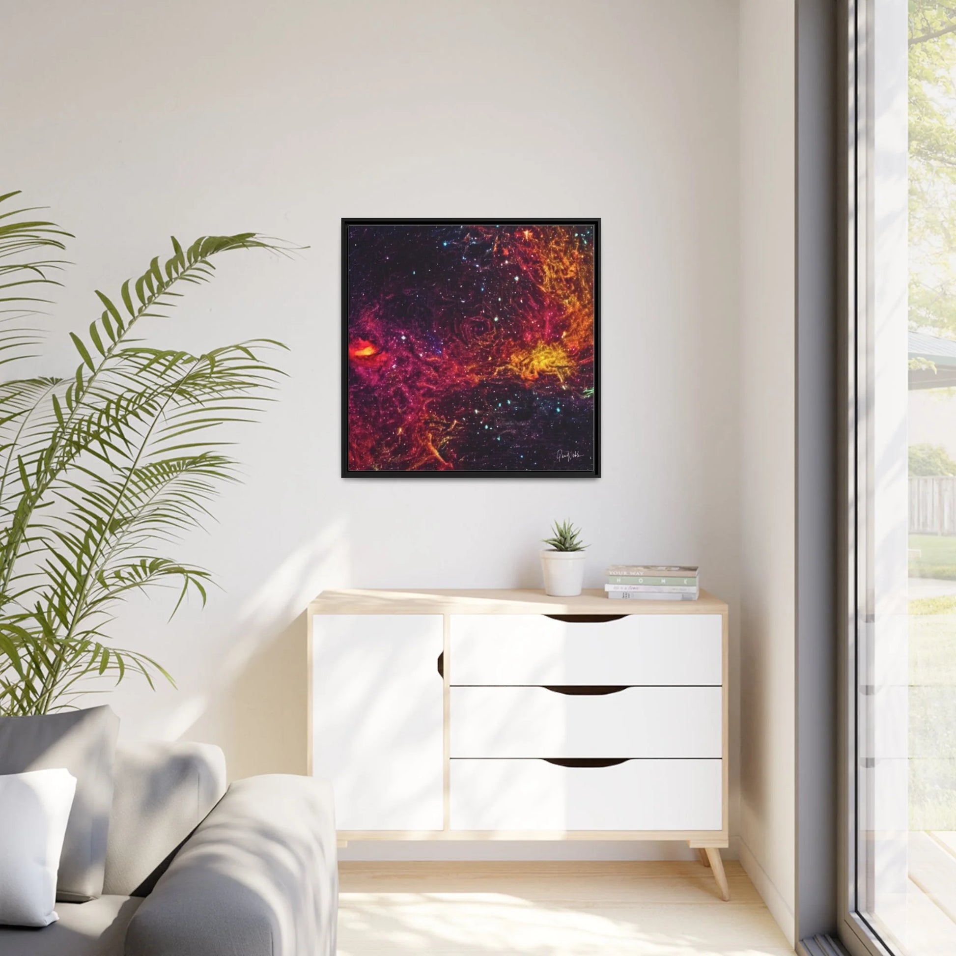 Nebula Fine Art Photography Canvas Prints with Frames by Queennoble