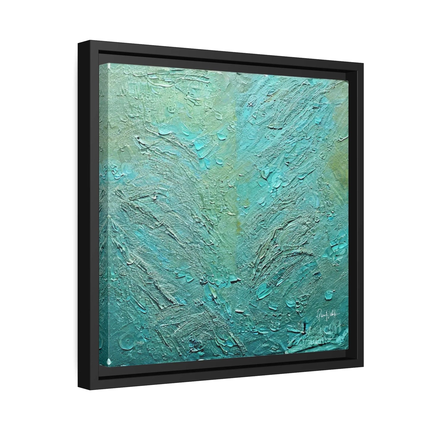 Canvas Wall Art Matte with Frame & Eco- Friendly SEA - by Queennoble