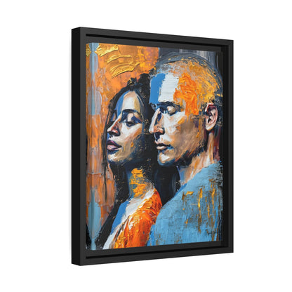 THE COUPLE 2 Canvas Wall Art - by Queennoble