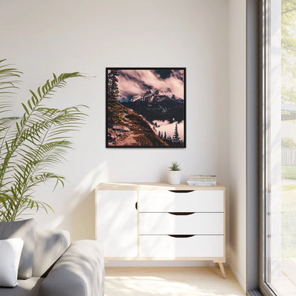 Mountains Fine Art Photography Canvas Prints with Frames by Queennoble