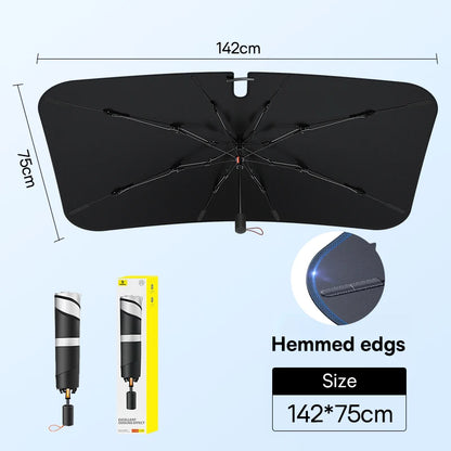 Baseus Windshield SunShade Umbrella Hemmed Edges Cover Protector Parasol Car Summer Sun Protection Front Window Sun Shade