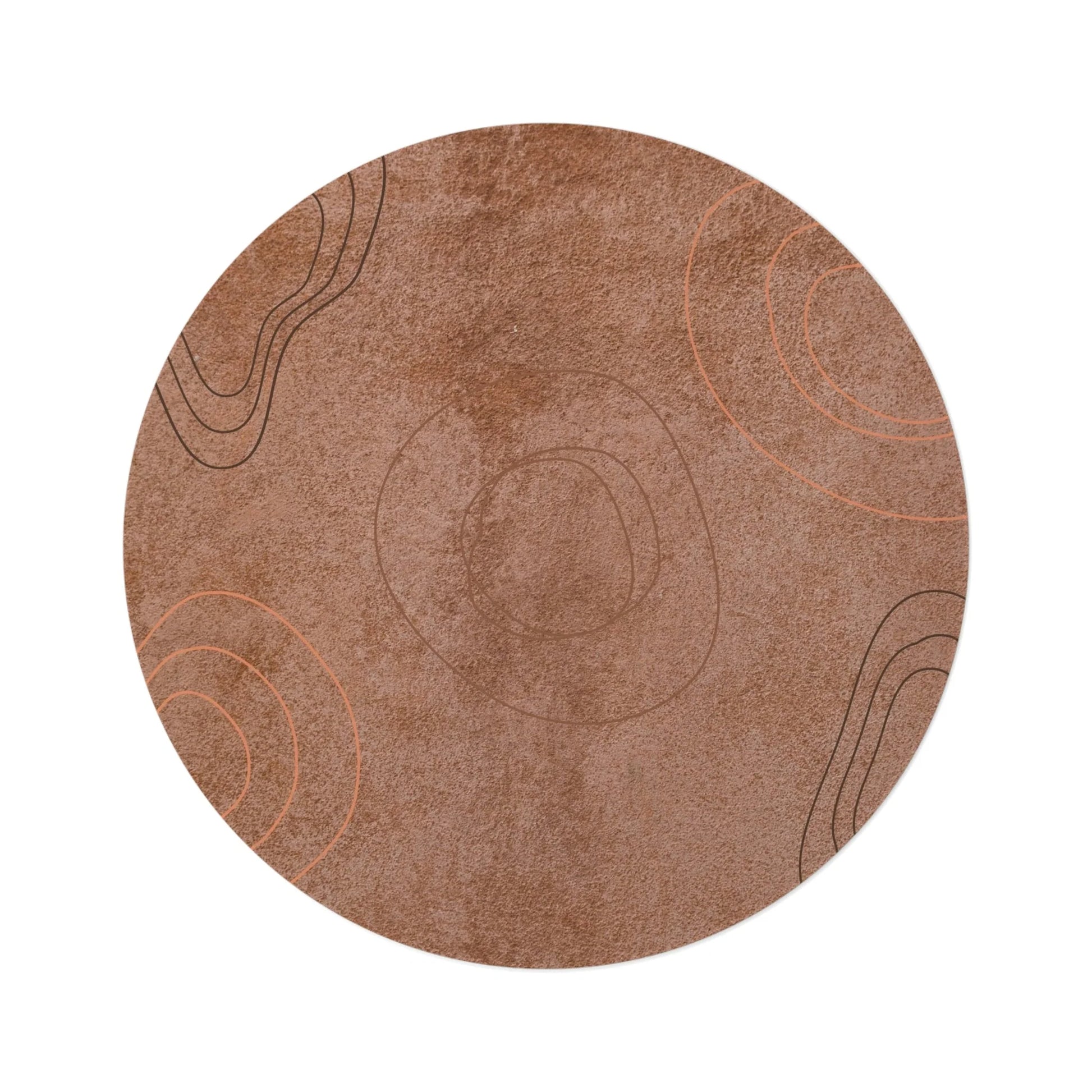 Meditation Multi-Purpose Designer round Rug BLANK