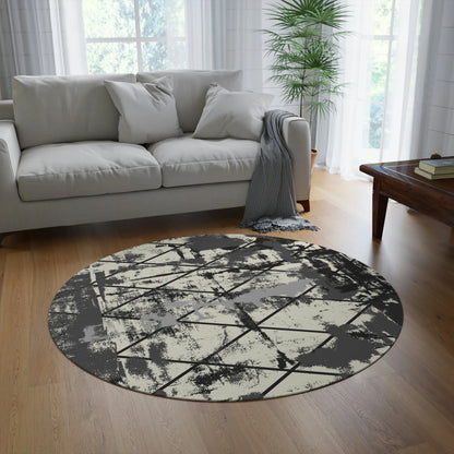 Meditation Multi-Purpose Designer round Rug TIME | Minimal by QN