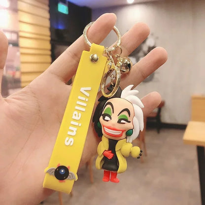 Disney Stitch Keychain 5-Pack - Cute Lilo & Stitch Keyrings, Durable Anime Keychains for Women Men Kids, Multi-Color Gift Set