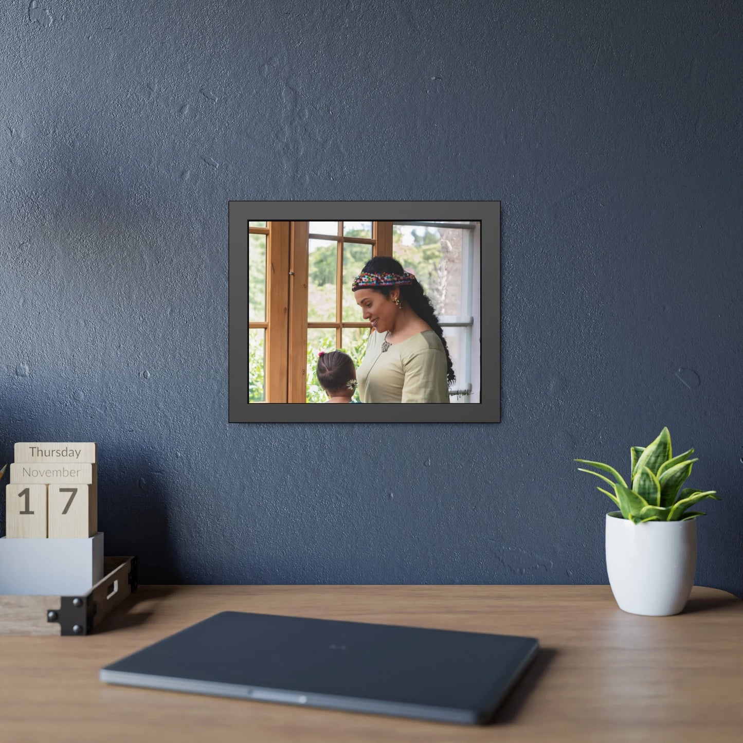 Mother and Child Framed Wall Photography - by Queennoble