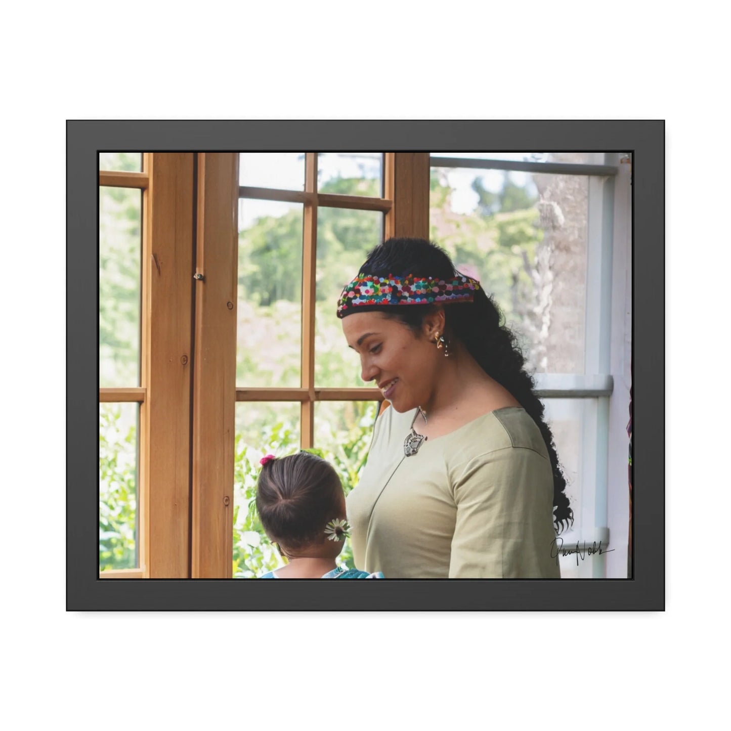 Mother and Child Framed Wall Photography - by Queennoble