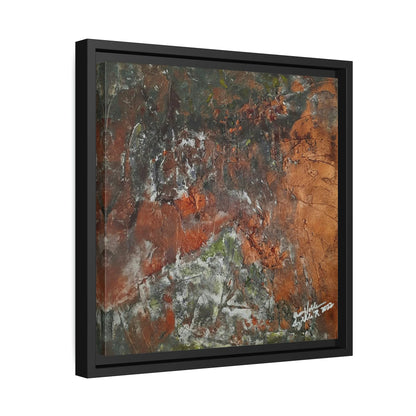 Canvas Wall Art Matte with Frame & Eco- Friendly RUST - by Queennoble