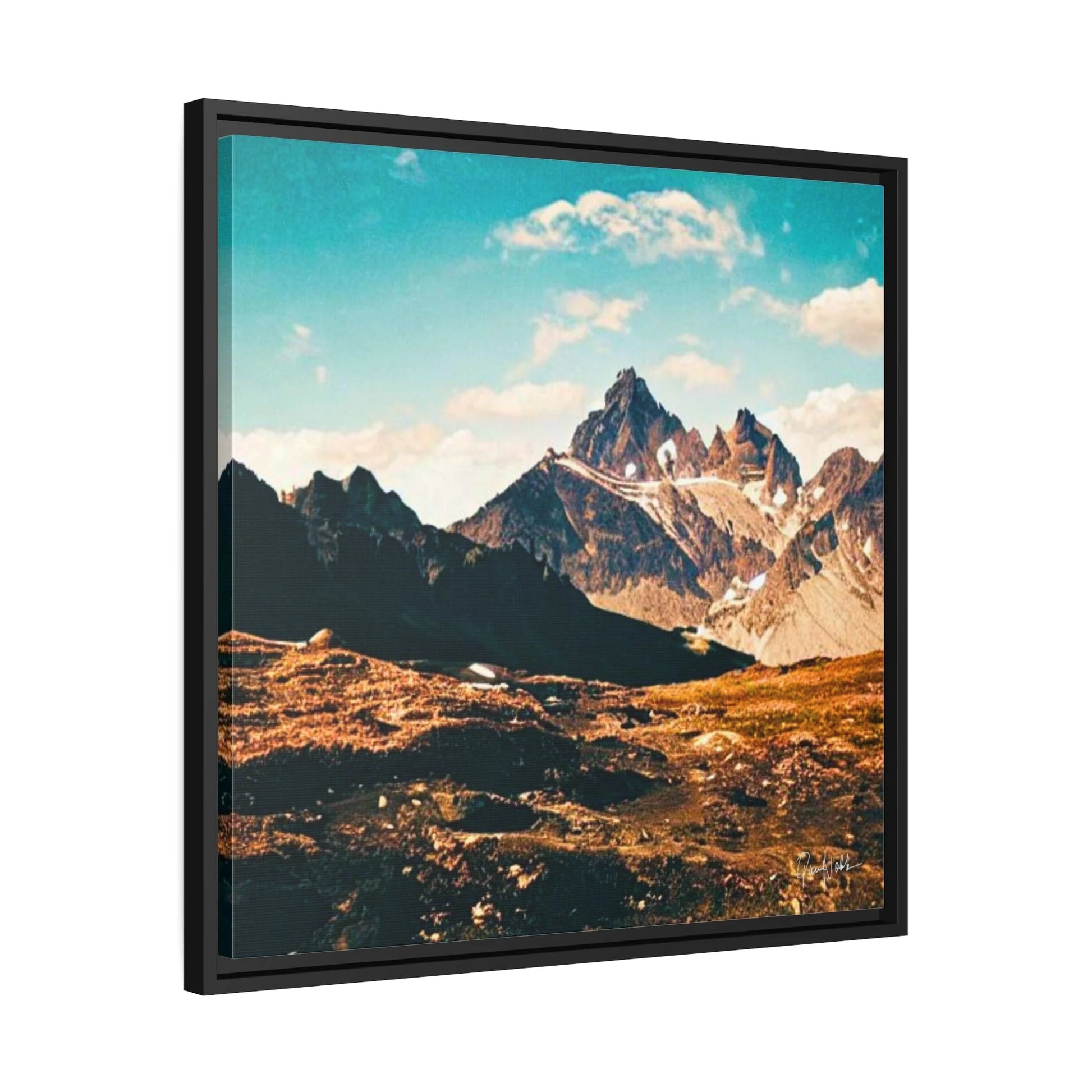 Mountain Fine Art Photography Canvas Prints with Frames by Queennoble