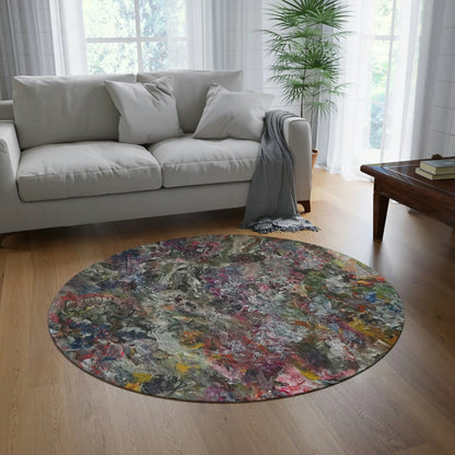 Meditation Multi-Purpose Designer round Rug FLORA