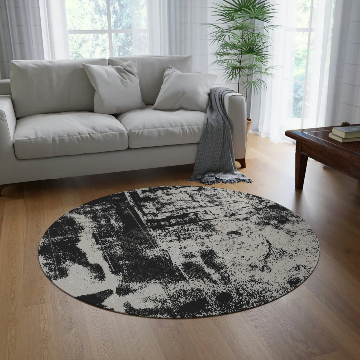 Meditation Multi-Purpose Designer round Rug MODERN