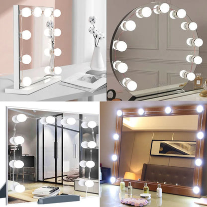 Mirror Light Bulbs Vanity Lights USB 5V Bathroom Dressing Table Lighting Dimmable LED Vanity Light For Makeup Mirror LED Light