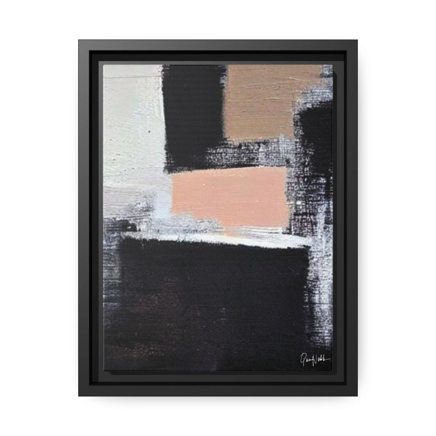 Canvas Wall Art Matte with Frame & Eco- Friendly CUBE - by Queennoble