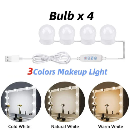 Mirror Light Bulbs Vanity Lights USB 5V Bathroom Dressing Table Lighting Dimmable LED Vanity Light For Makeup Mirror LED Light