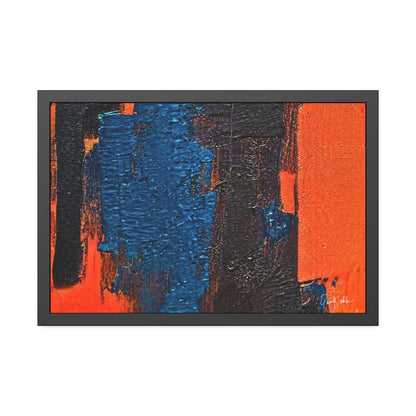 Framed Abstract Poster STRENGHT Open Edition Eco-Friendly by Queennoble