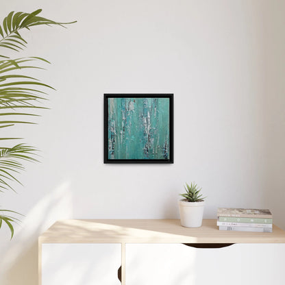 Canvas Wall Art Matte with Frame & Eco- Friendly H20 - by Queennoble