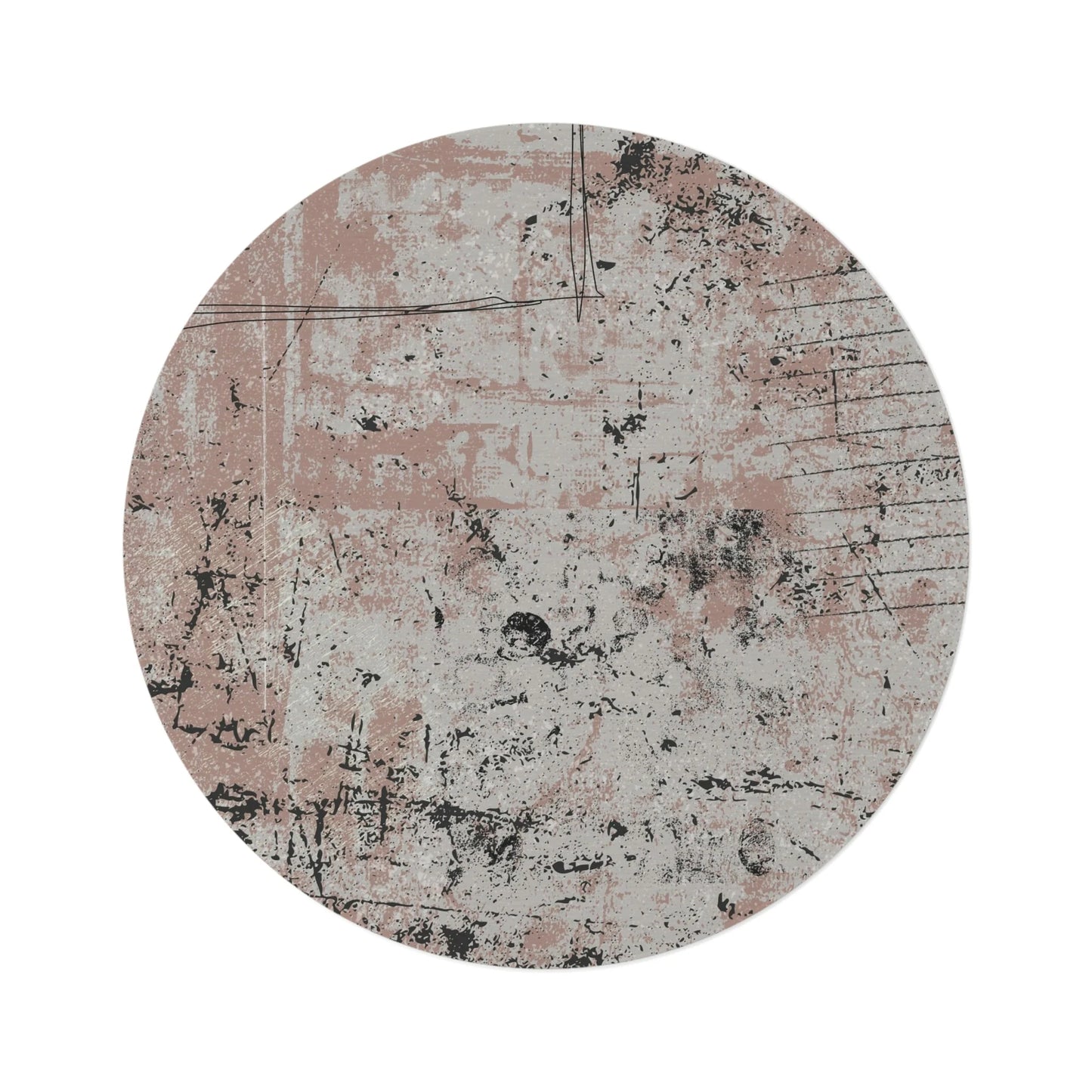 Meditation Multi-Purpose Designer round Rug PINK