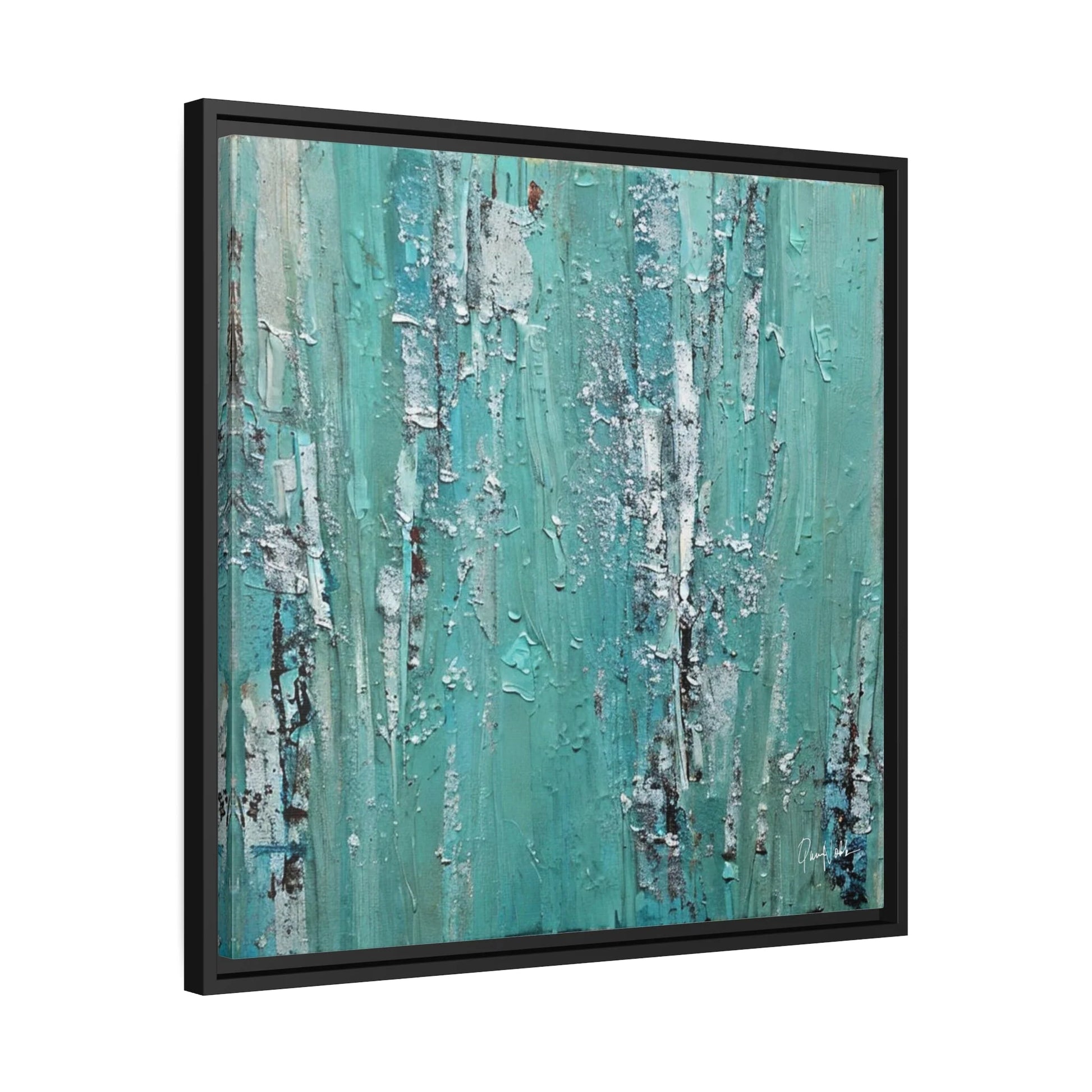 Canvas Wall Art Matte with Frame & Eco- Friendly H20 - by Queennoble