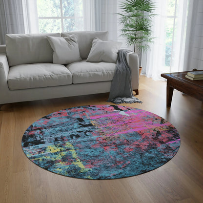 Meditation Multi-Purpose Designer round Rug COLORS | Minimal by QN